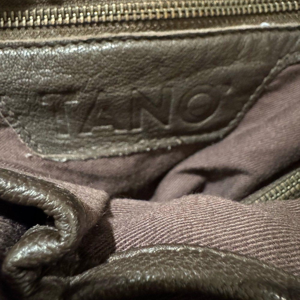 Tano Stylish Brown Leather Backpack - Picture 10 of 16